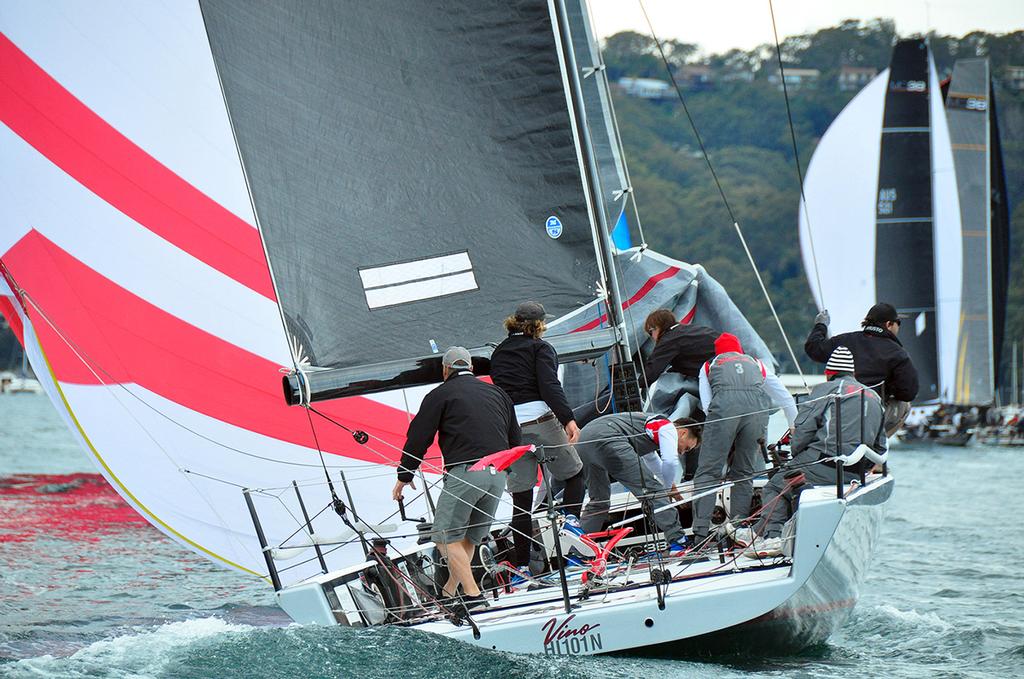 Spinnaker run for Vino  - MC38 Winter Series 2017 © Bob Fowler